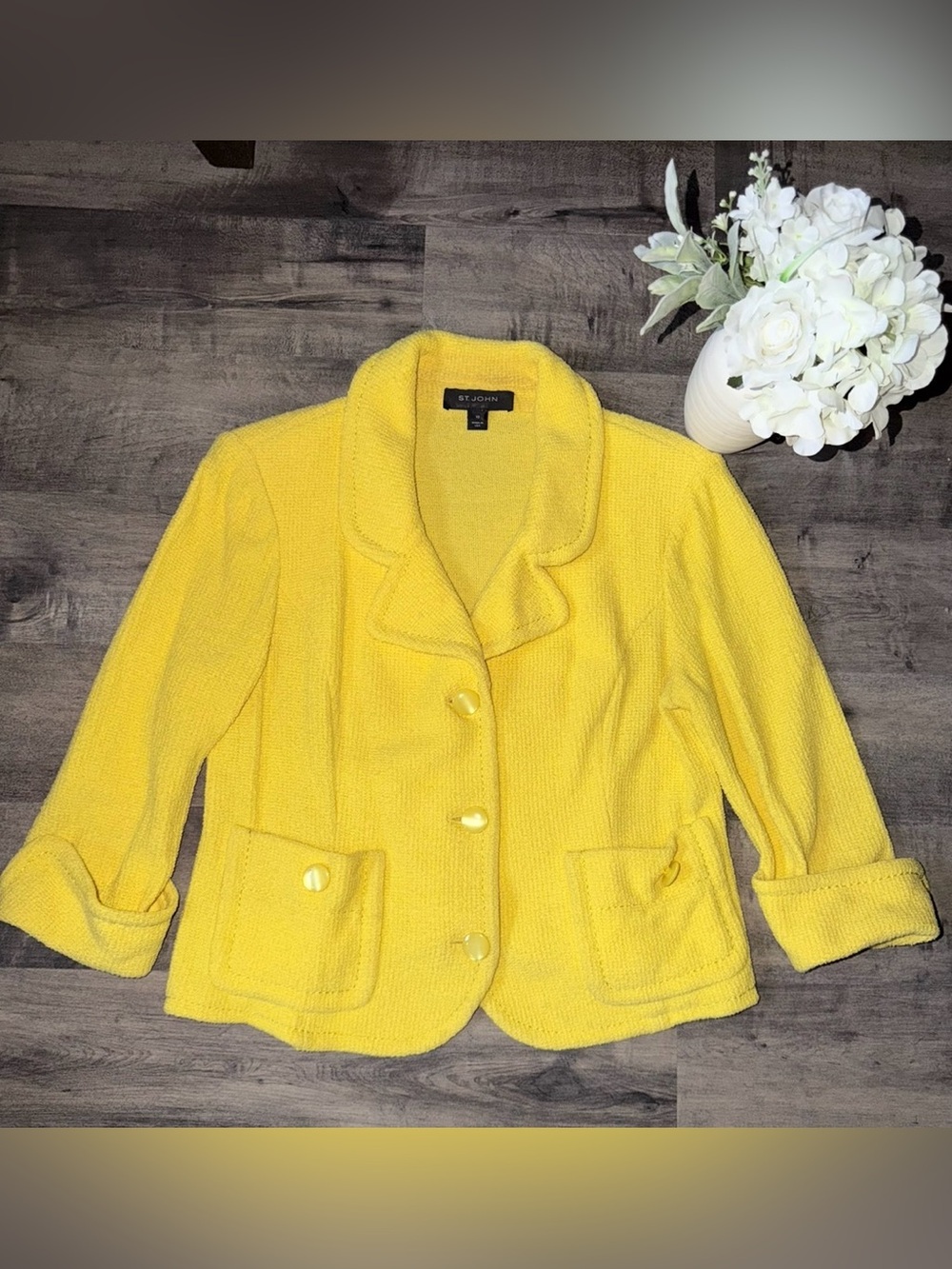 ST. JOHN SANTANA KNIT BLAZER